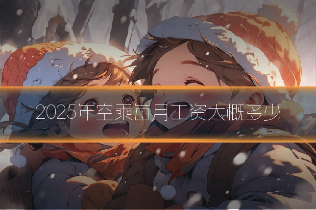2025年空乘每月工资大概多少