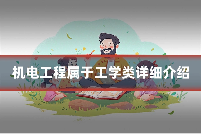 机电工程属于工学类详细介绍