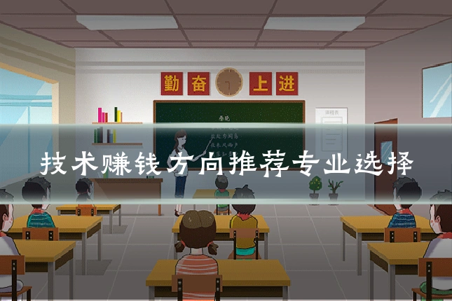 技术赚钱方向推荐专业选择