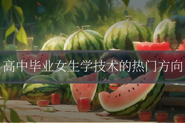 高中毕业女生学技术的热门方向