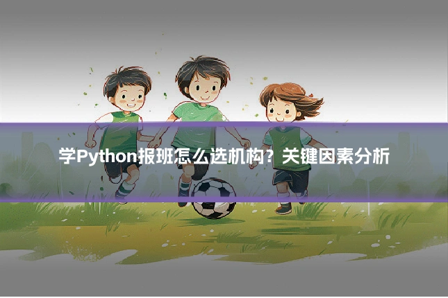 学Python报班怎么选机构?关键因素分析