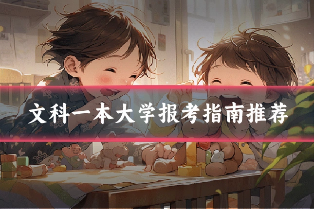 文科一本大学报考指南推荐