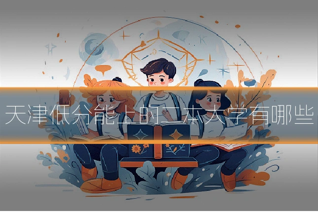 天津低分能上的二本大学有哪些