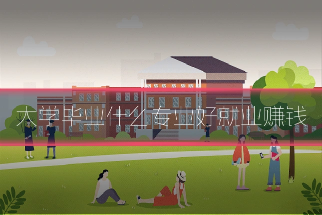 大学毕业什么专业好就业赚钱