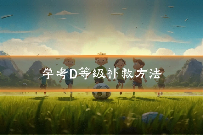 学考D等级补救方法