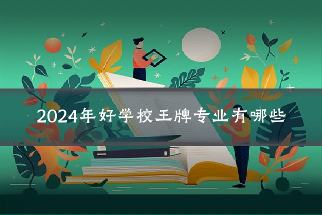 2024年好学校王牌专业有哪些