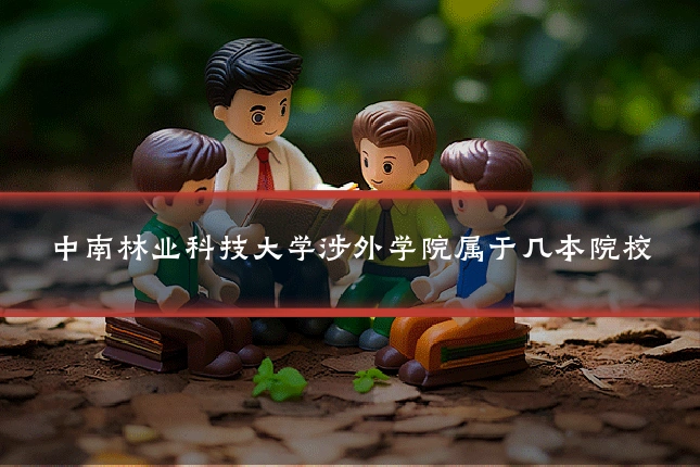 中南林业科技大学涉外学院属于几本院校