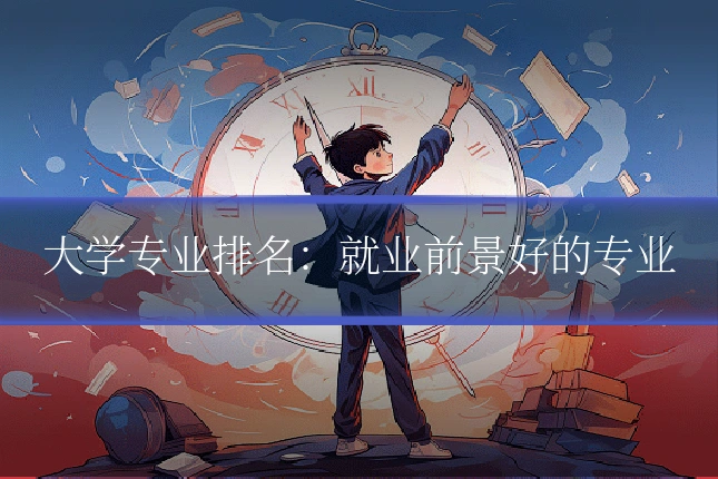 大学专业排名:就业前景好的专业
