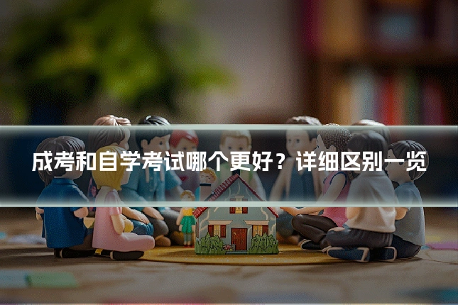 成考和自学考试哪个更好?详细区别一览