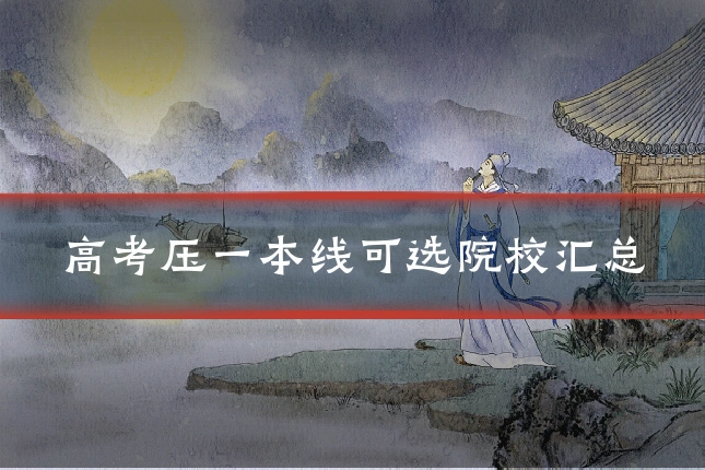 高考压一本线可选院校汇总