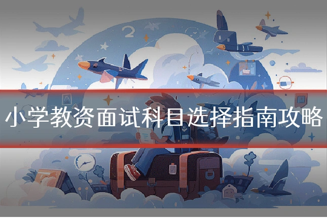 小学教资面试科目选择指南攻略