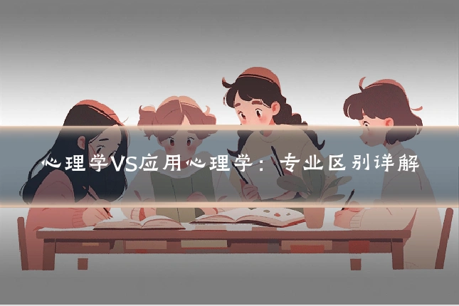 心理学VS应用心理学:专业区别详解