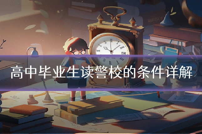 高中毕业生读警校的条件详解