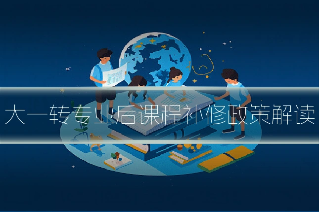 大一转专业后课程补修政策解读