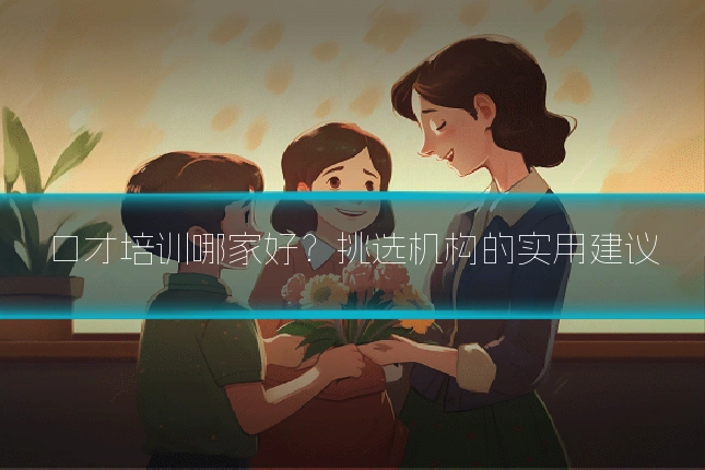 口才培训哪家好?挑选机构的实用建议