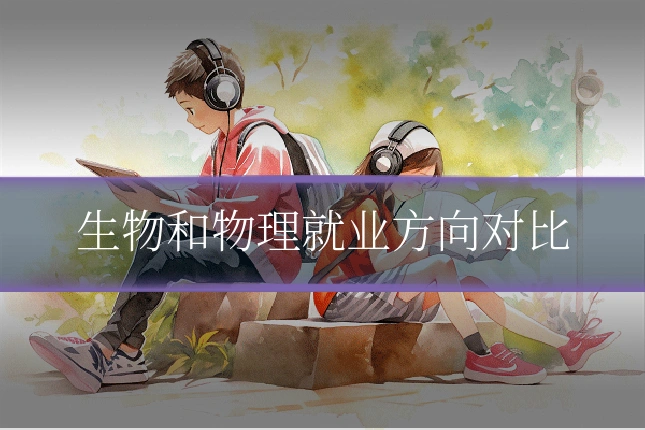 生物和物理就业方向对比