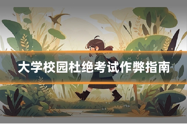 大学校园杜绝考试作弊指南
