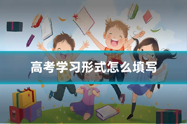高考学习形式怎么填写