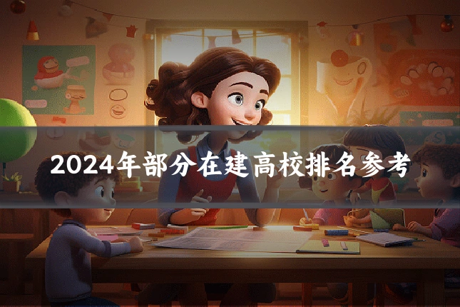 2024年部分在建高校排名参考