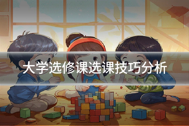 大学选修课选课技巧分析
