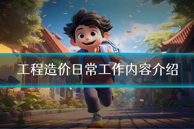 工程造价日常工作内容介绍