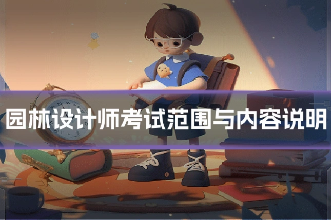 园林设计师考试范围与内容说明