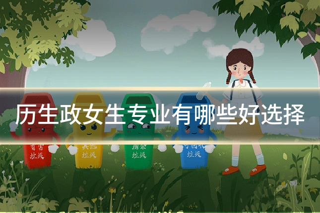 历生政女生专业有哪些好选择