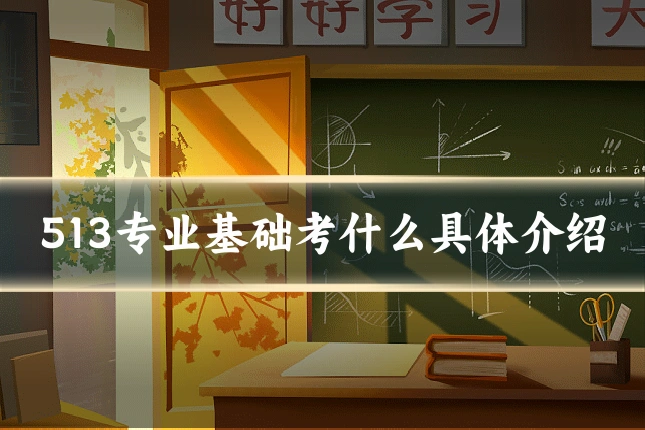 513专业基础考什么具体介绍