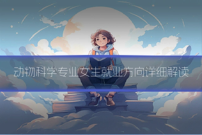 动物科学专业女生就业方向详细解读