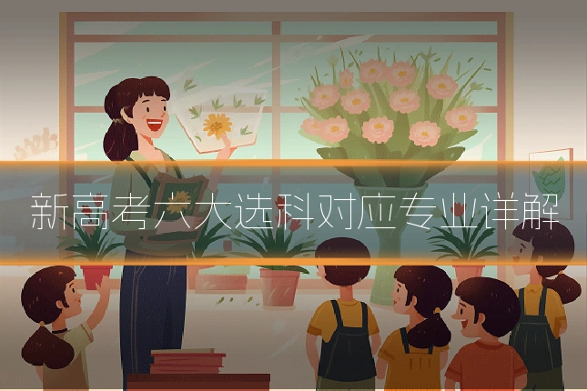新高考六大选科对应专业详解
