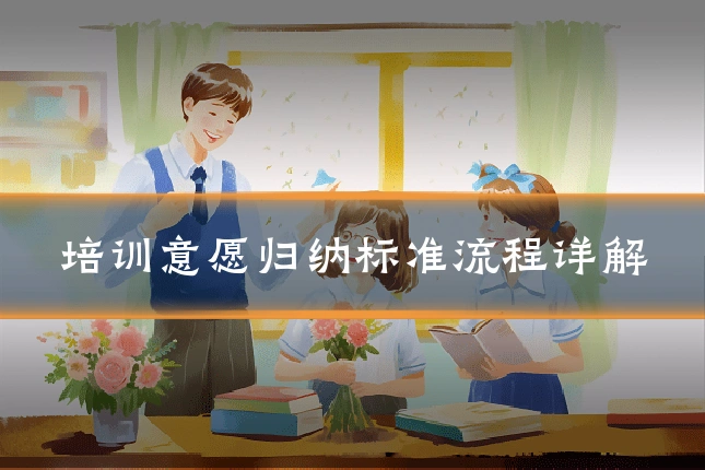 培训意愿归纳标准流程详解