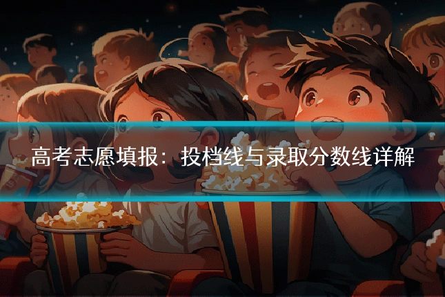 高考志愿填报：投档线与录取分数线详解