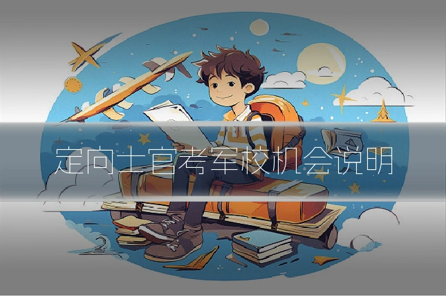 定向士官考军校机会说明