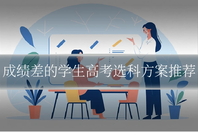 成绩差的学生高考选科方案推荐
