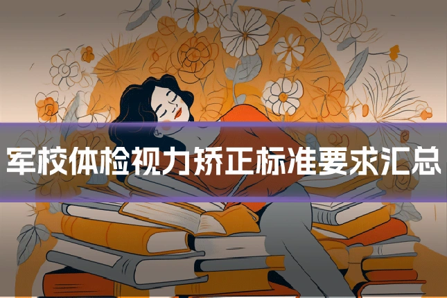 军校体检视力矫正标准要求汇总
