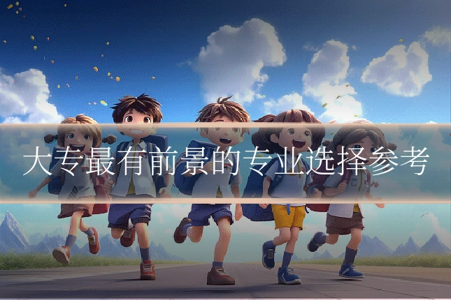 大专最有前景的专业选择参考