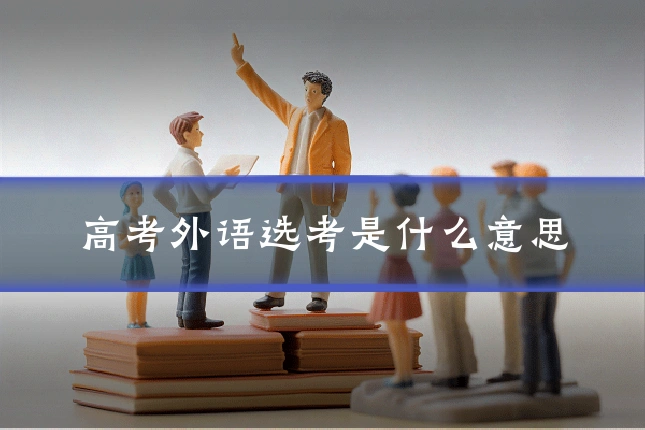 高考外语选考是什么意思
