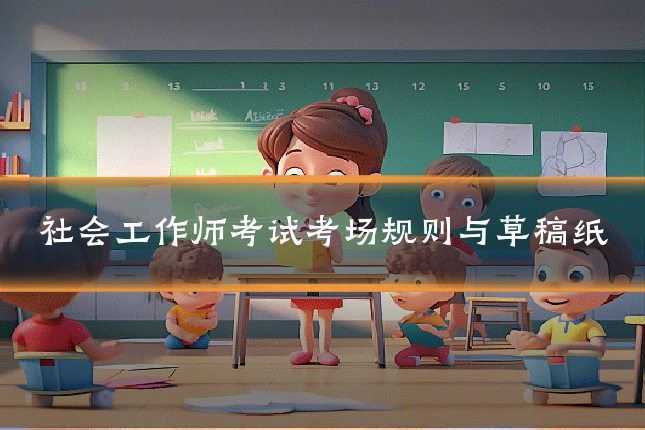 社会工作师考试考场规则与草稿纸