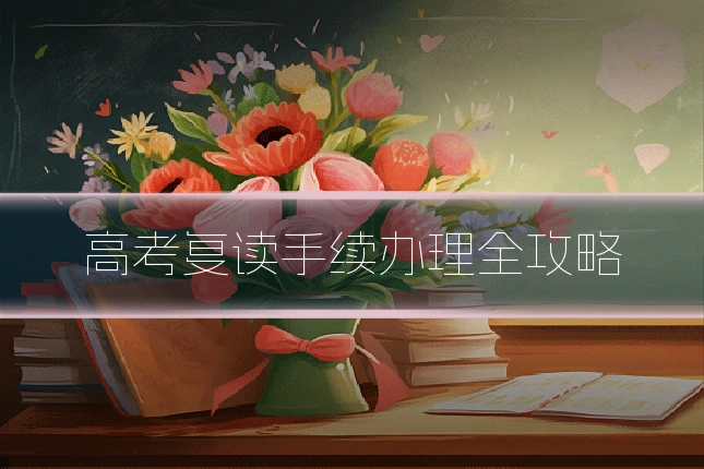 高考复读手续办理全攻略