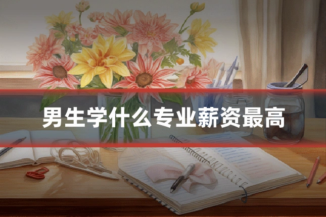 男生学什么专业薪资最高