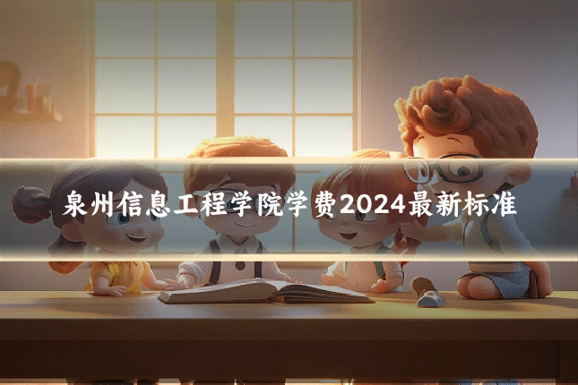 泉州信息工程学院学费2024最新标准