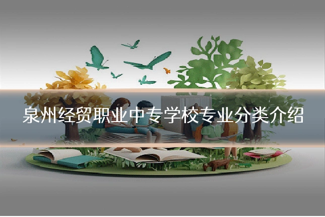 泉州经贸职业中专学校专业分类介绍