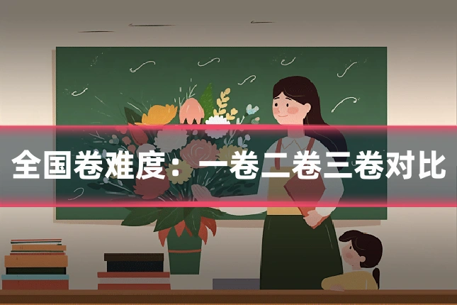 全国卷难度:一卷二卷三卷对比