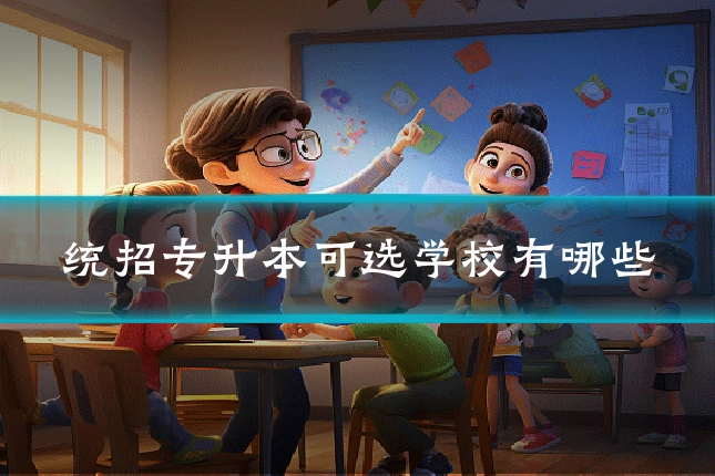 统招专升本可选学校有哪些