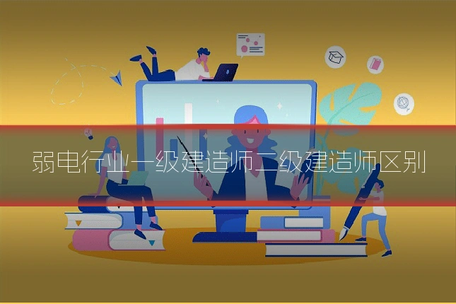 弱电行业一级建造师二级建造师区别