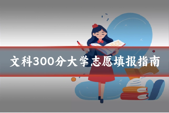 文科300分大学志愿填报指南