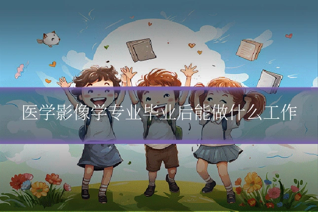 医学影像学专业毕业后能做什么工作