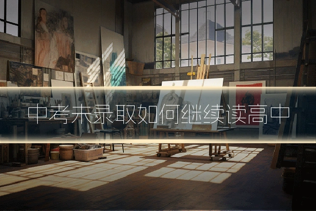 中考未录取如何继续读高中