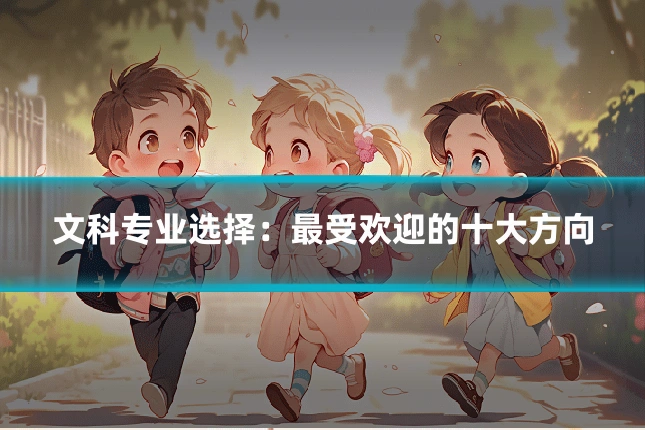 文科专业选择:最受欢迎的十大方向