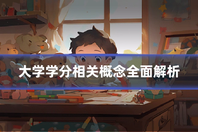大学学分相关概念全面解析